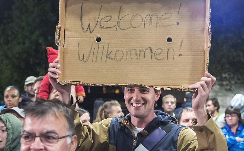 Alemanha recebe refugiados