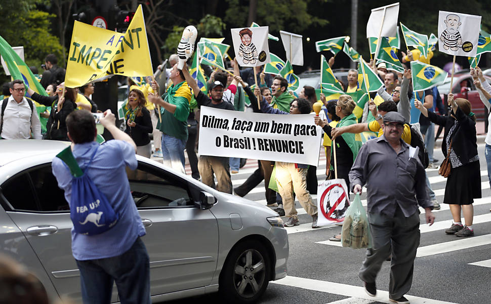 Protesto anti-Dilma na Paulista