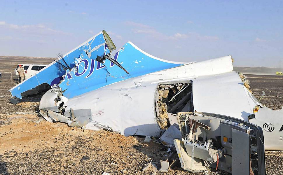 Avio russo cai na pennsula do Sinai