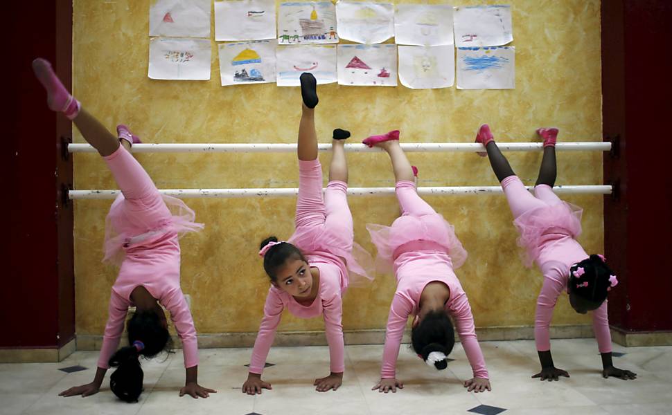 Escola de bal em Gaza