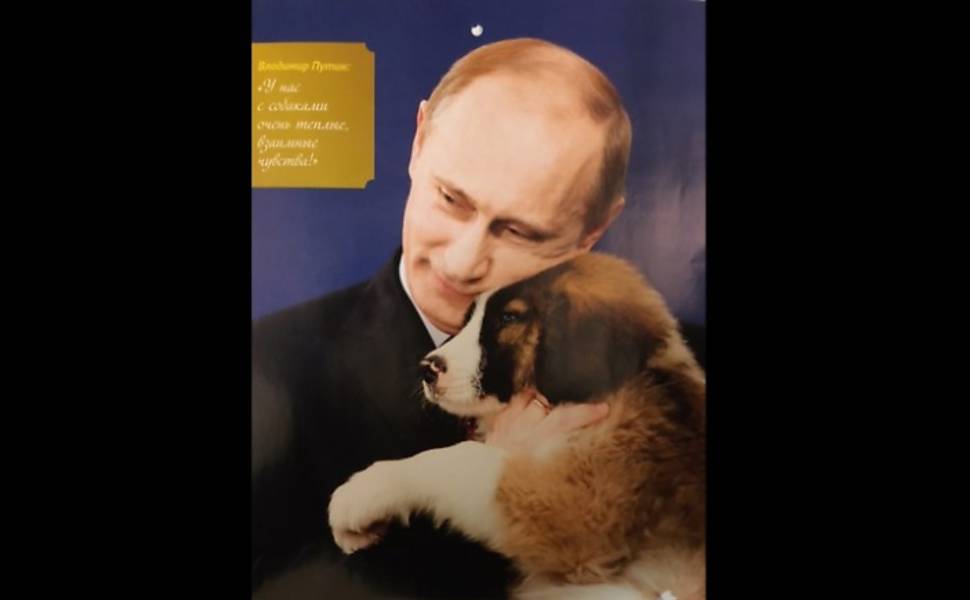 Calendário do presidente Vladimir Putin