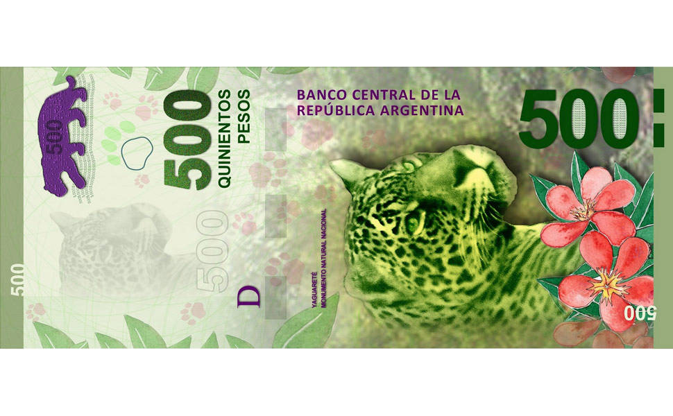 Novas notas do peso argentino