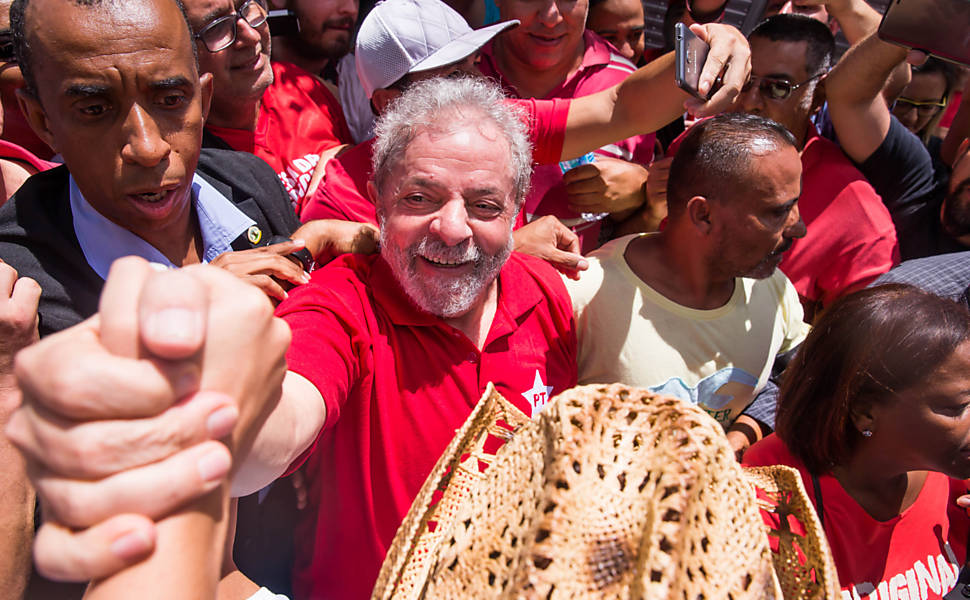 Manifestao em apoio a Lula em So Bernardo do Campo