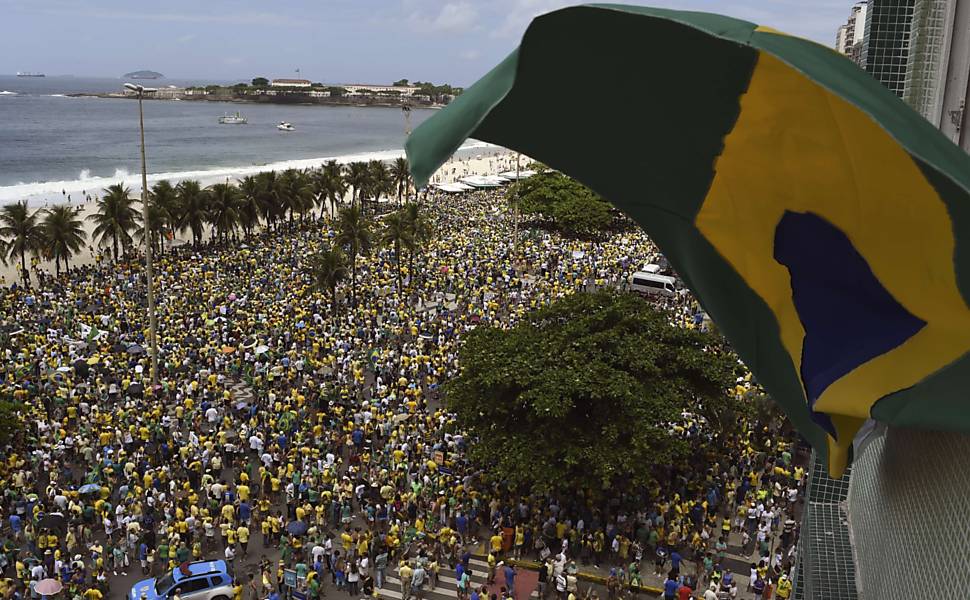 Manifestação contra o governo - Rio de Janeiro