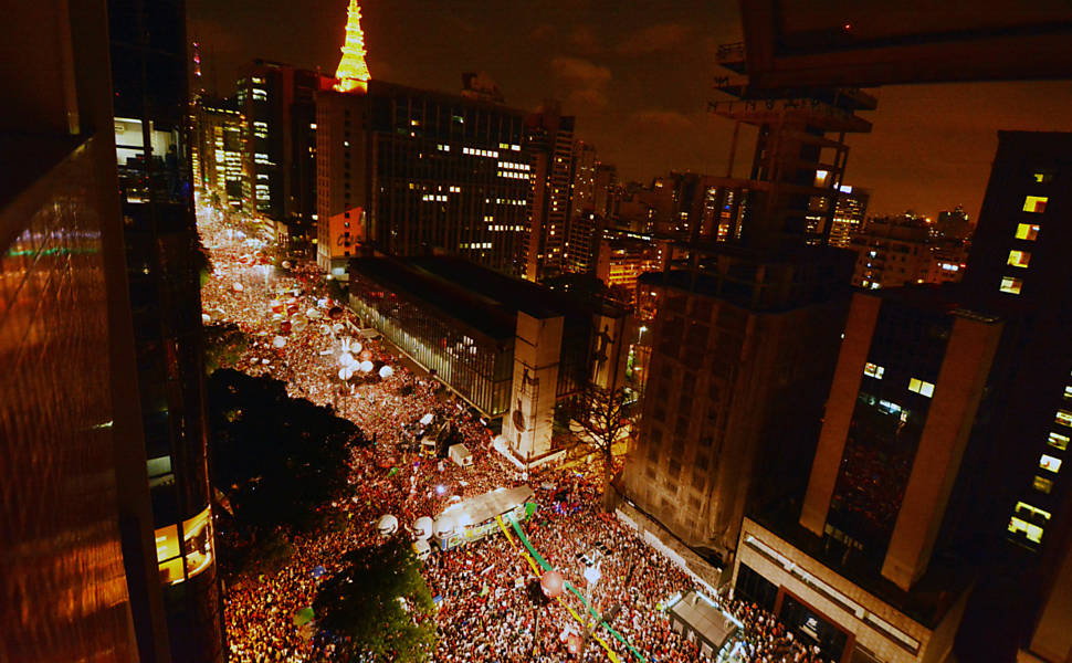 Manifestação pró-governo em São Paulo