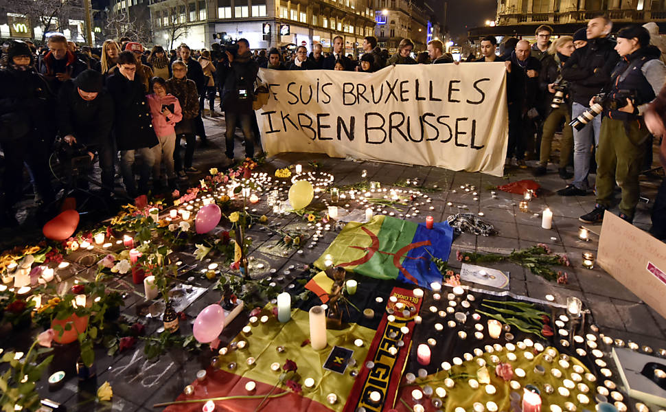 Europa homenageia vtimas de ataques em Bruxelas