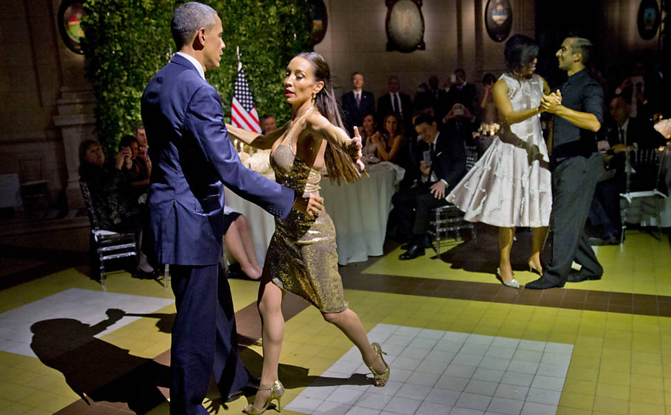 Obama dança tango na Argentina