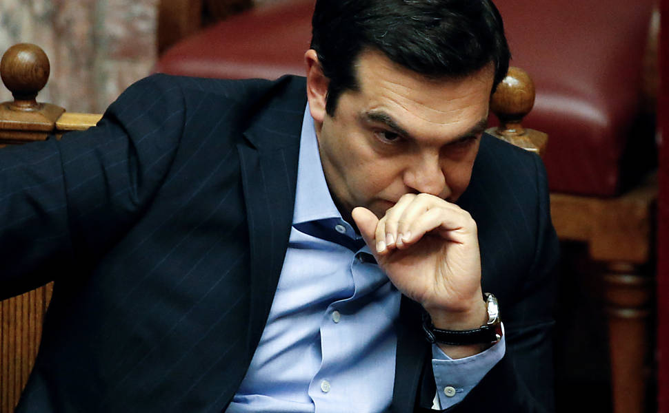 Gregos protestam contra reformas