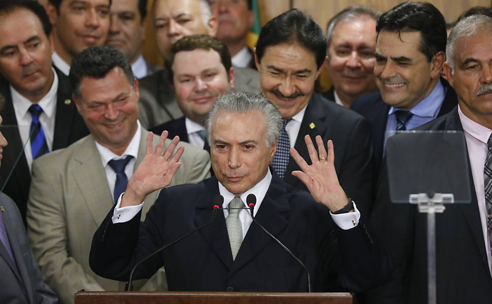 Posse de Michel Temer como presidente interino