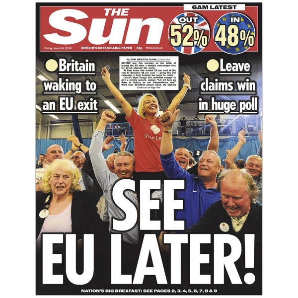 Repercussão da saída do Reino Unido da UE