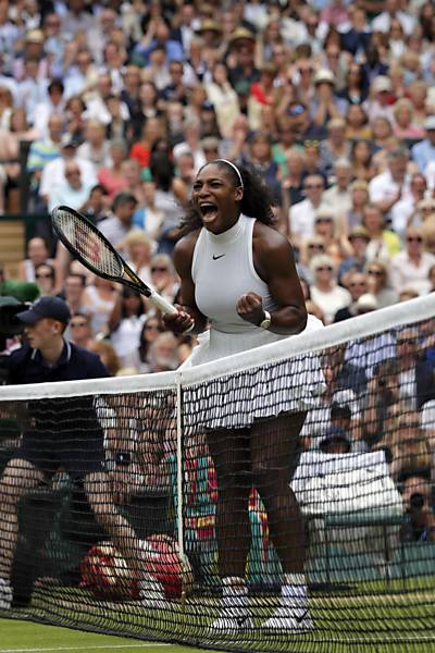 Wimbledon: Serena Williams conquista Wimbledon e alcança Steffi Graff, Esportes