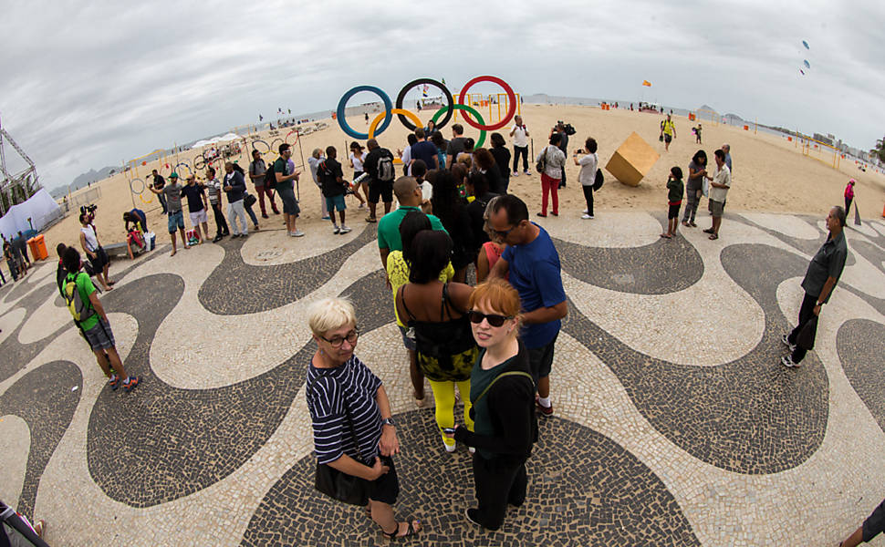 Aros Olmpicos em Copacabana