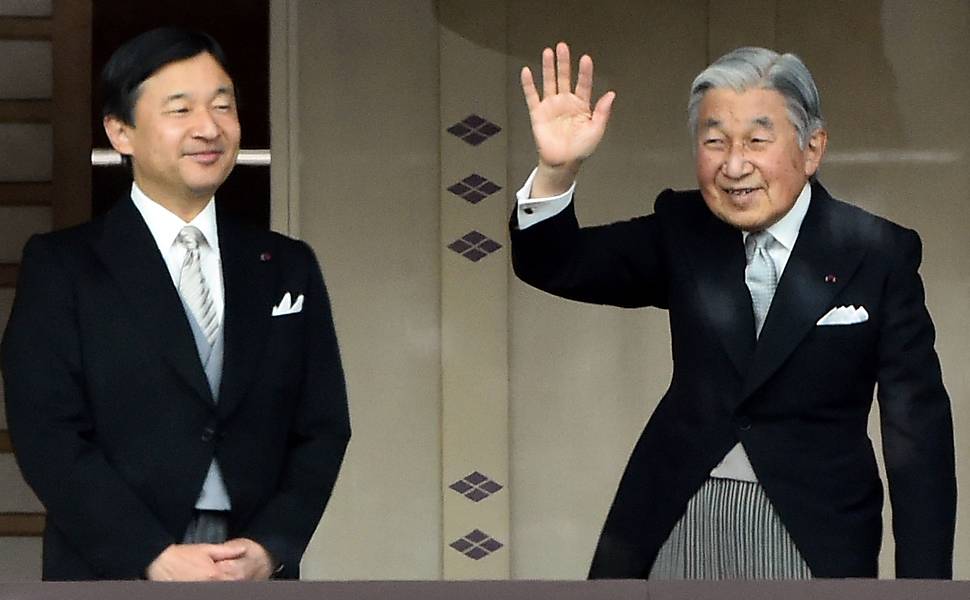 Akihito e a famlia imperial do Japo