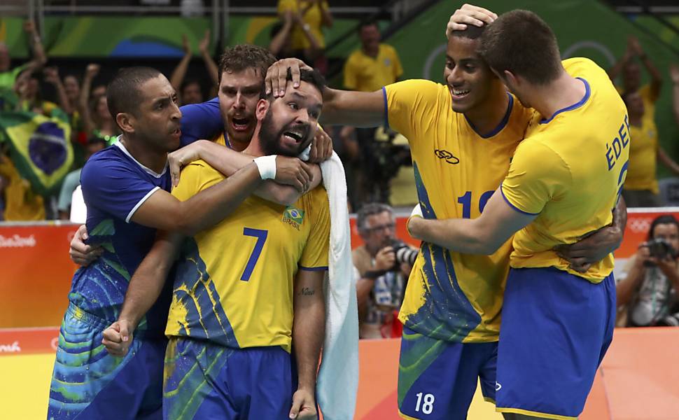Jogo de vôlei masculino: Brasil x Argentina