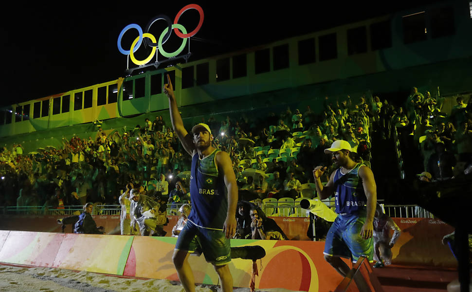 Vlei de praia masculino: Brasil x Itlia - Medalha de Ouro