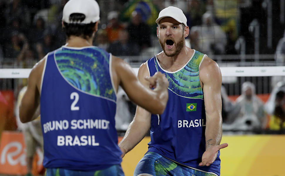Vlei de praia masculino: Brasil x Itlia - Medalha de Ouro