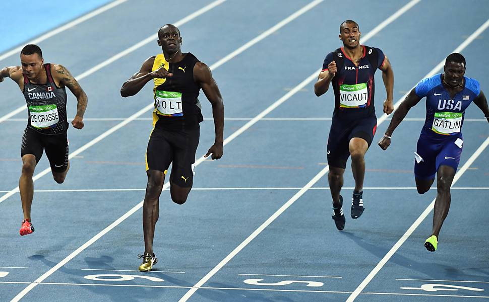 As vitrias de Bolt nos Jogos Olmpicos