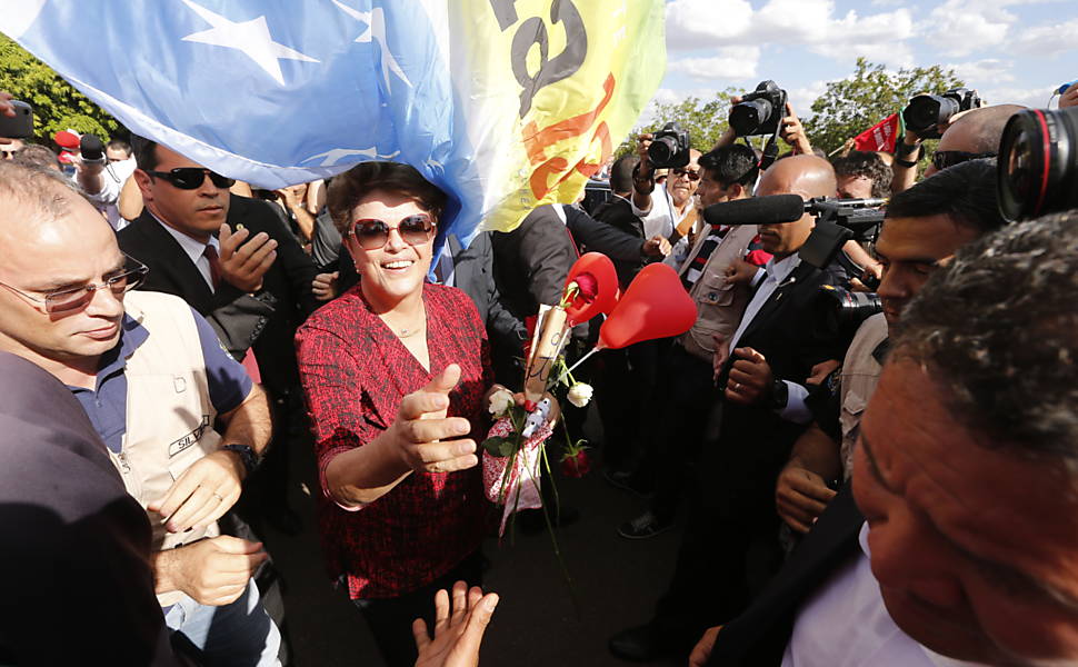 Dilma Rousseff deixa o Palcio da Alvorada