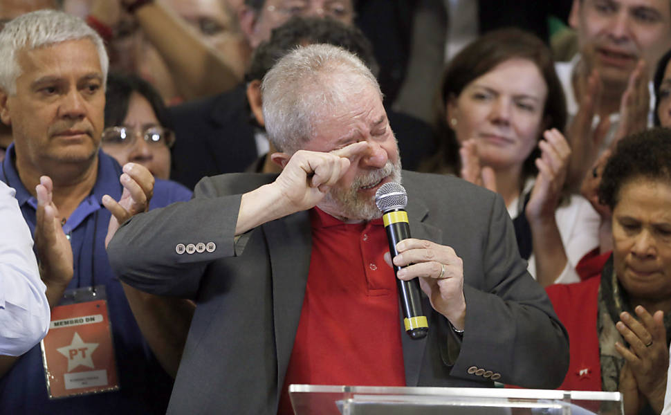 Pronunciamento do ex-presidente Lula