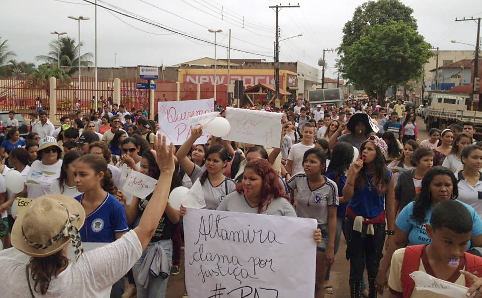 Protesto por Paz em Altamira