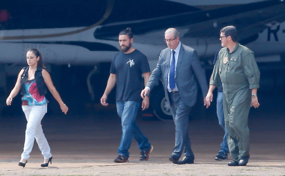 Eduardo Cunha  preso em Braslia