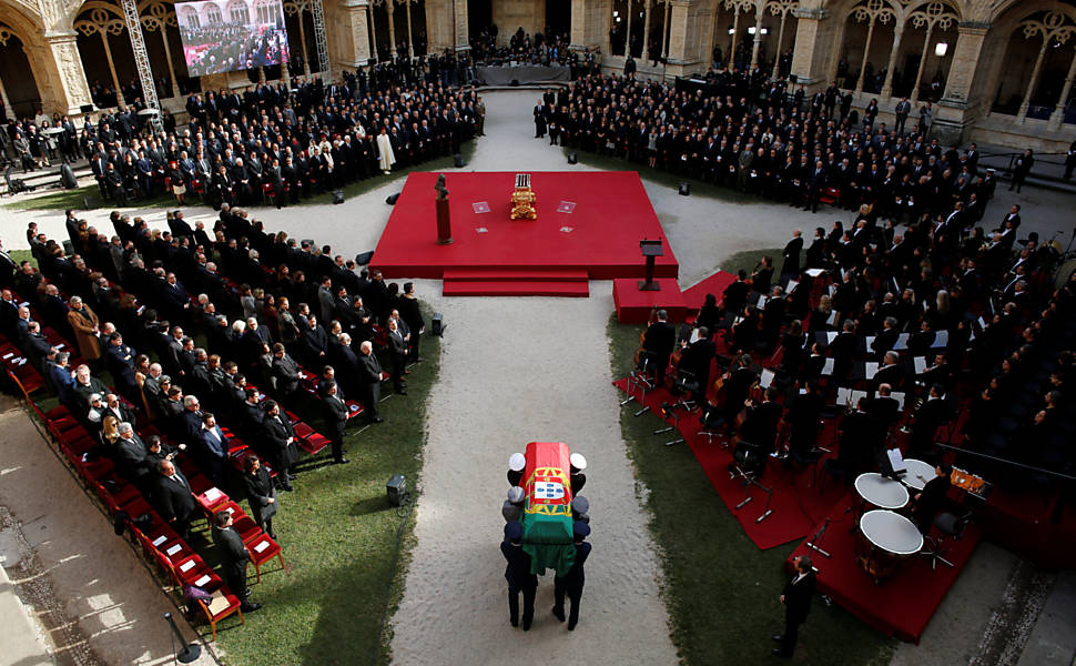 Funeral do ex-presidente portugus Mario Soares