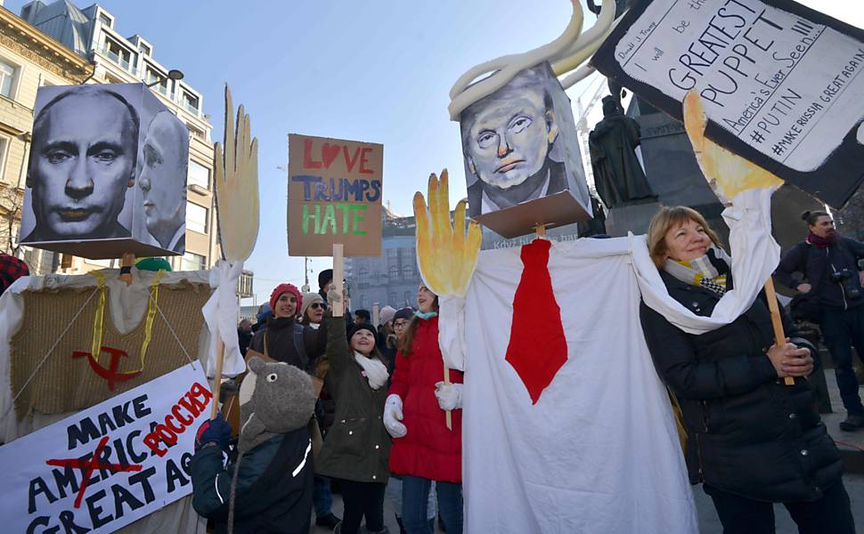 Protestos contra Trump
