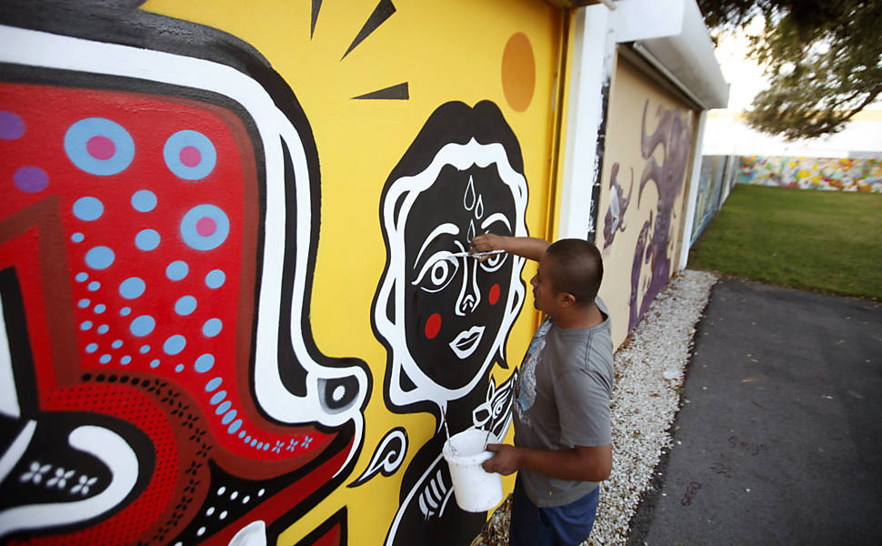 Bairro de Miami que inspira projeto de Doria obtém lucro com grafite de rua