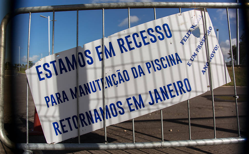 "Arenas olmpicas fechadas no Rio"