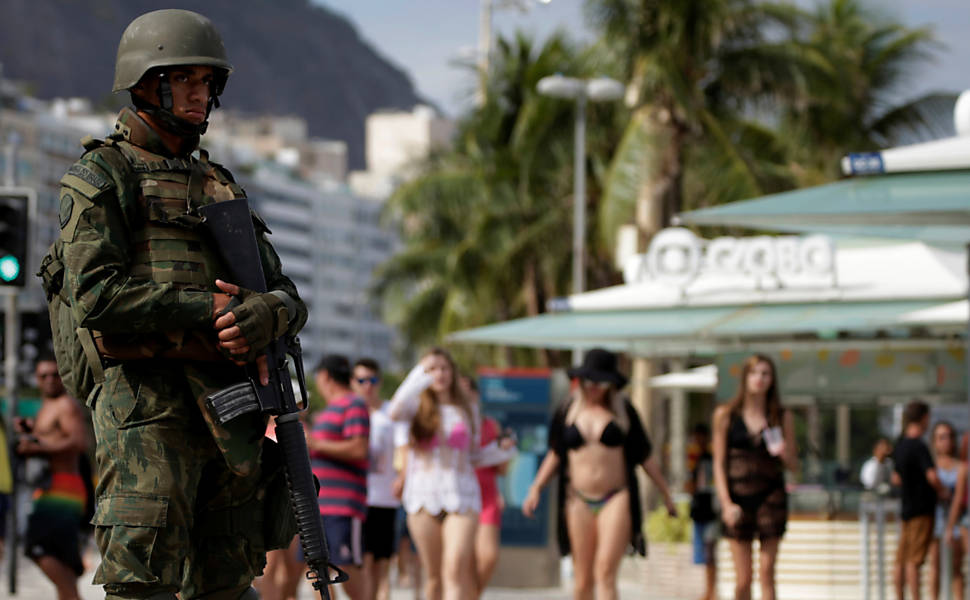 Soldados em Copacabana