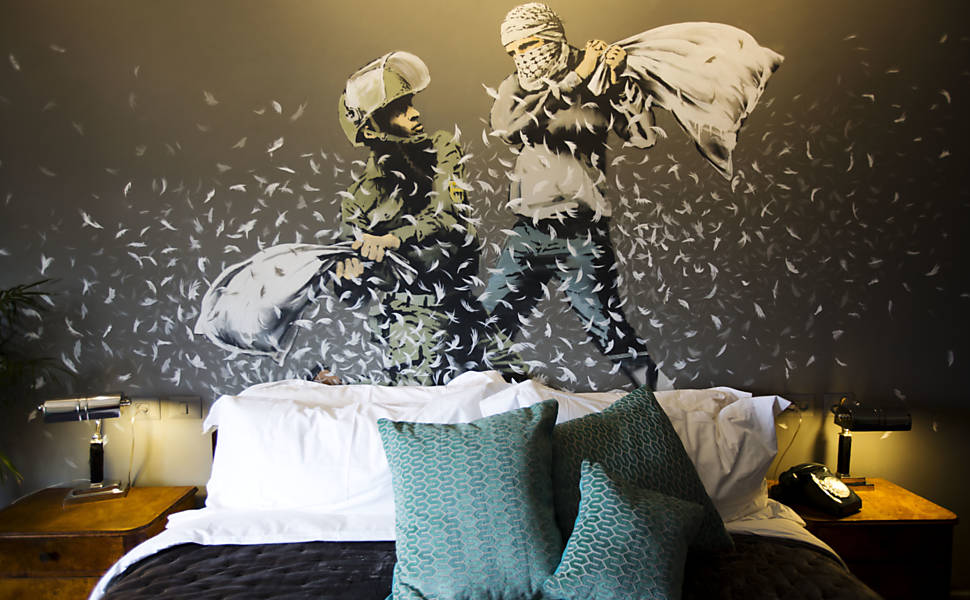 Hotel de Banksy na Cisjordnia