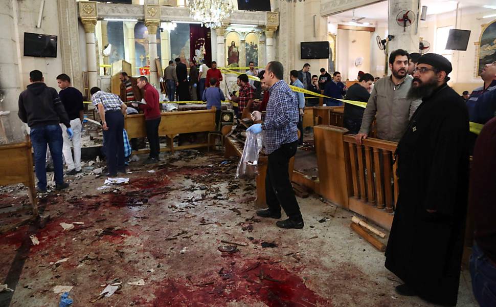 Exploses em Igrejas no Egito