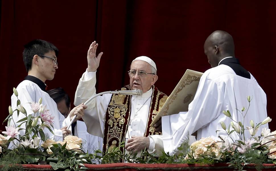 Missa e mensagem de Pscoa do papa Francisco