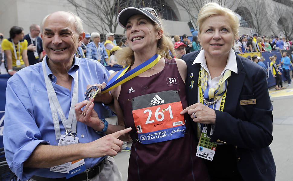 Kathrine Switzer, primeira mulher a correr a Maratona de Boston
