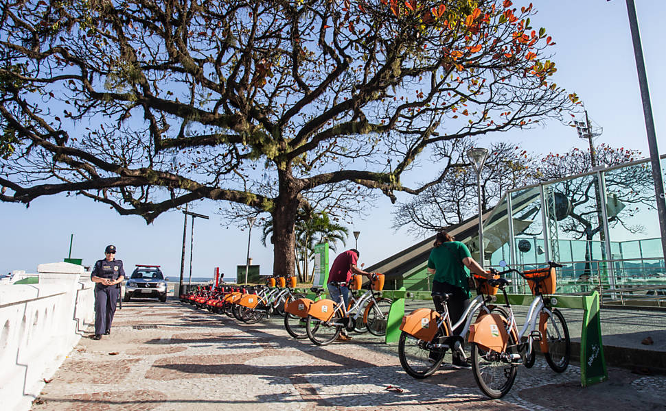 Bikes em Santos