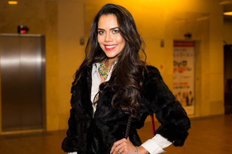 A apresentadora Daniela Albuquerque