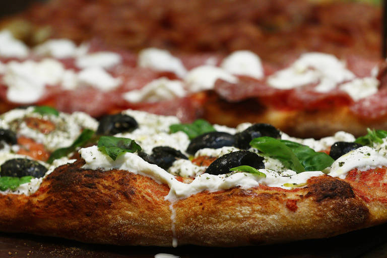 Pizza Romana, no espaço gastronômico do Eataly