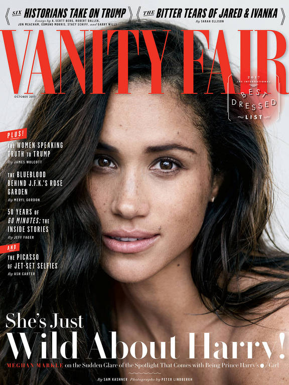 Capa da revista 'Vanity Fair' com Meghan Markle