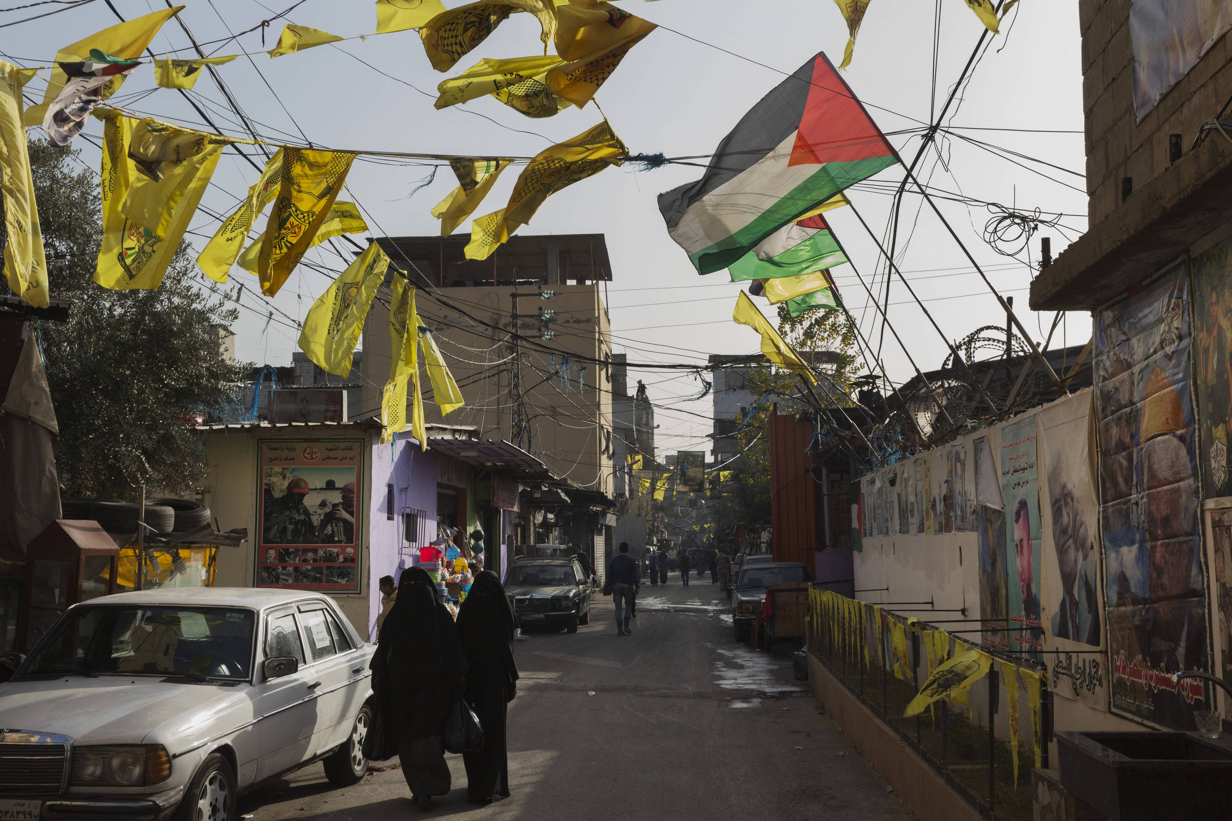 Campo de refugiados palestinos no Líbano 17 02 2018 Refugiados