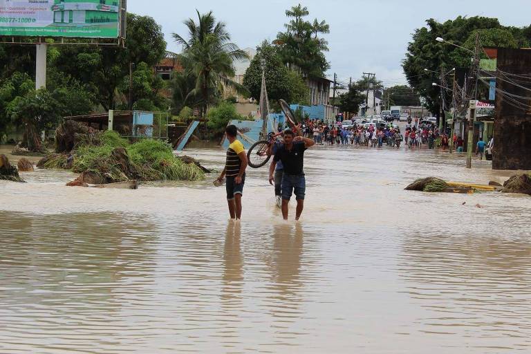 Fortes Chuvas No Norte E Nordeste 17 05 2019 Enchente Fotografia