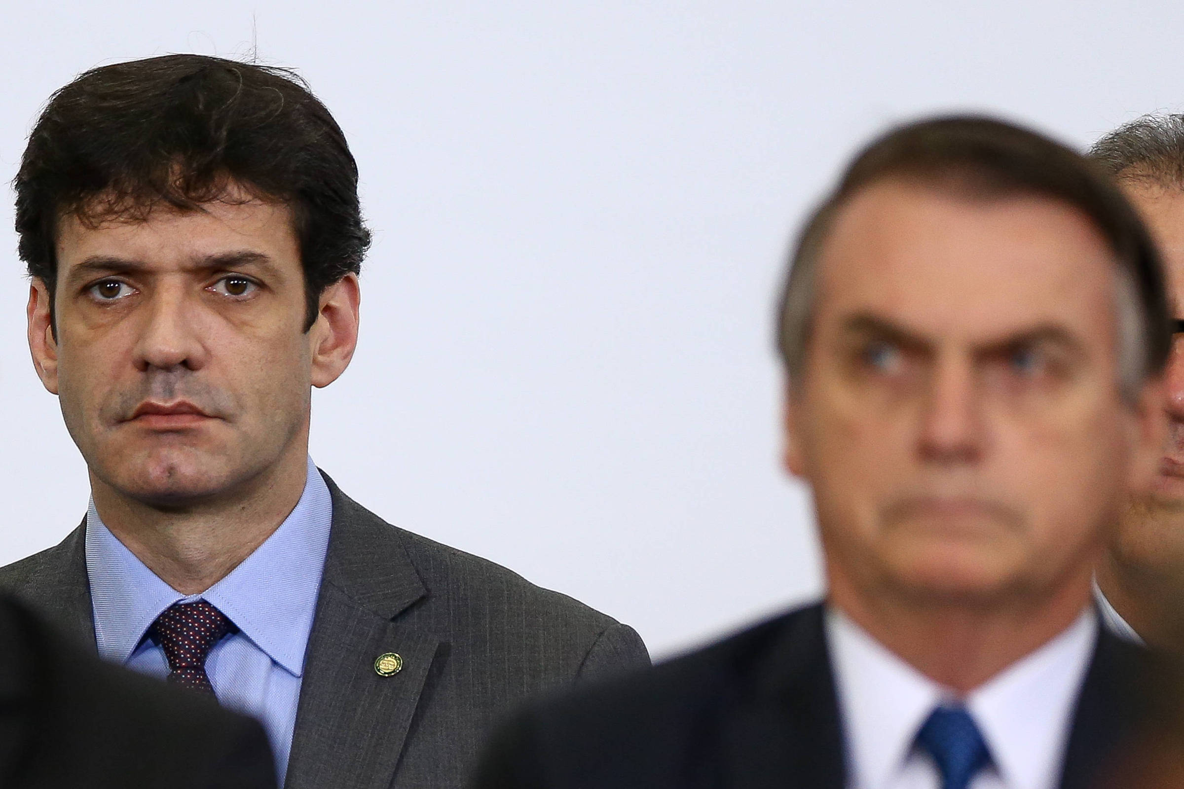 O presidente Jair Bolsonaro e o ministro do Turismo, Marcelo Alvaro Antonio