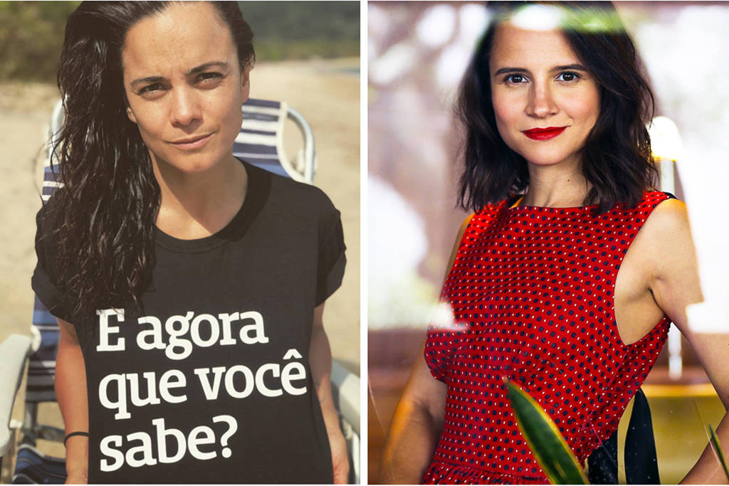 F Celebridades Alice Braga Confirma Namoro Bianca Comparato