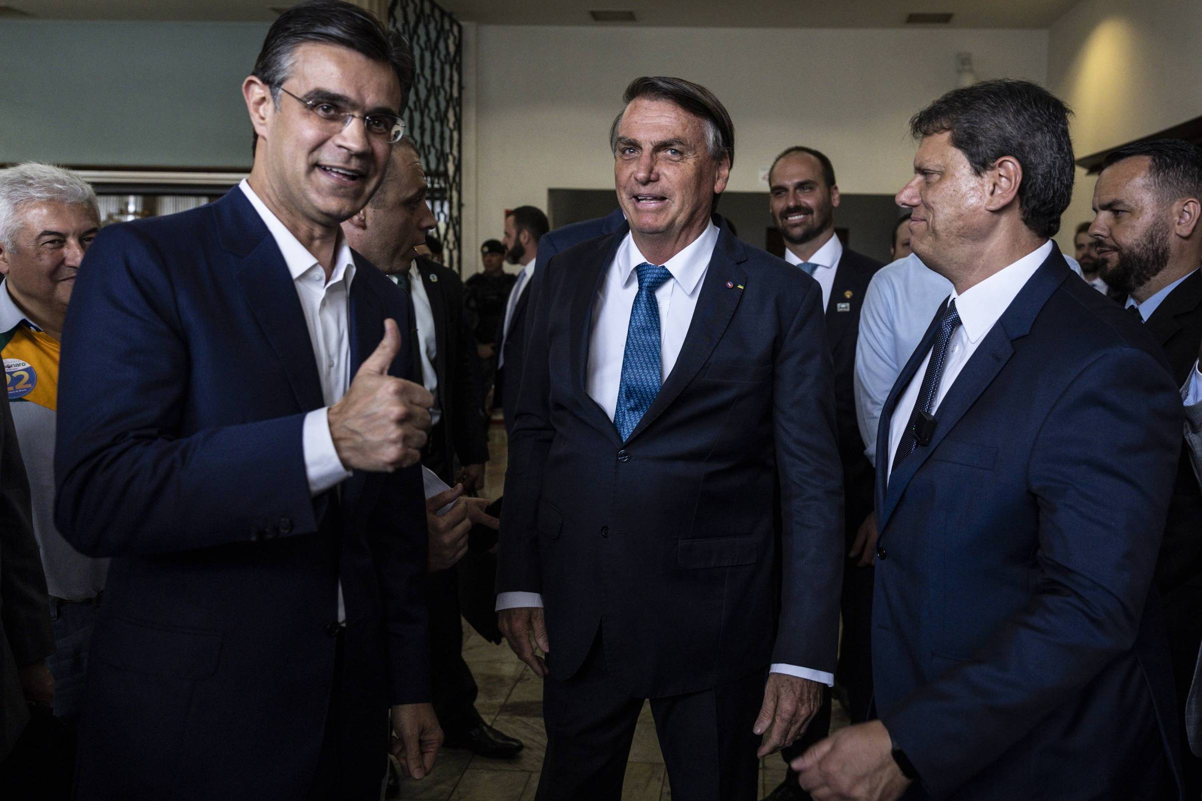 Apoio de Rodrigo a Tarcísio e Bolsonaro expõe contradições 10 10 2022