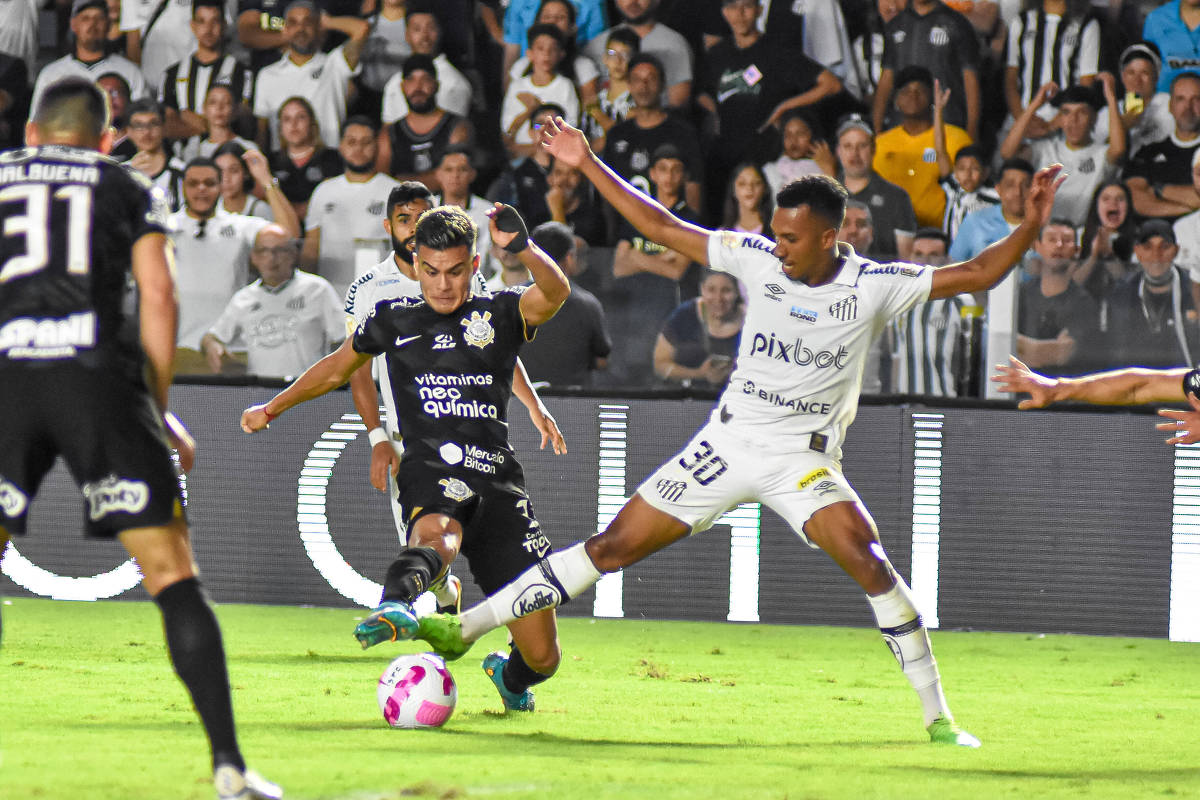 Gol No Fim Corinthians Vence O Santos Na Vila