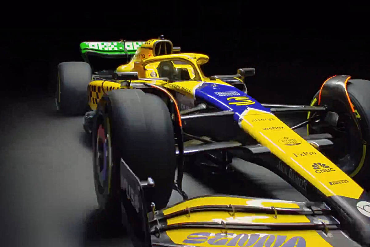 Mclaren Lan A Carro Pintura Em Homenagem A Senna