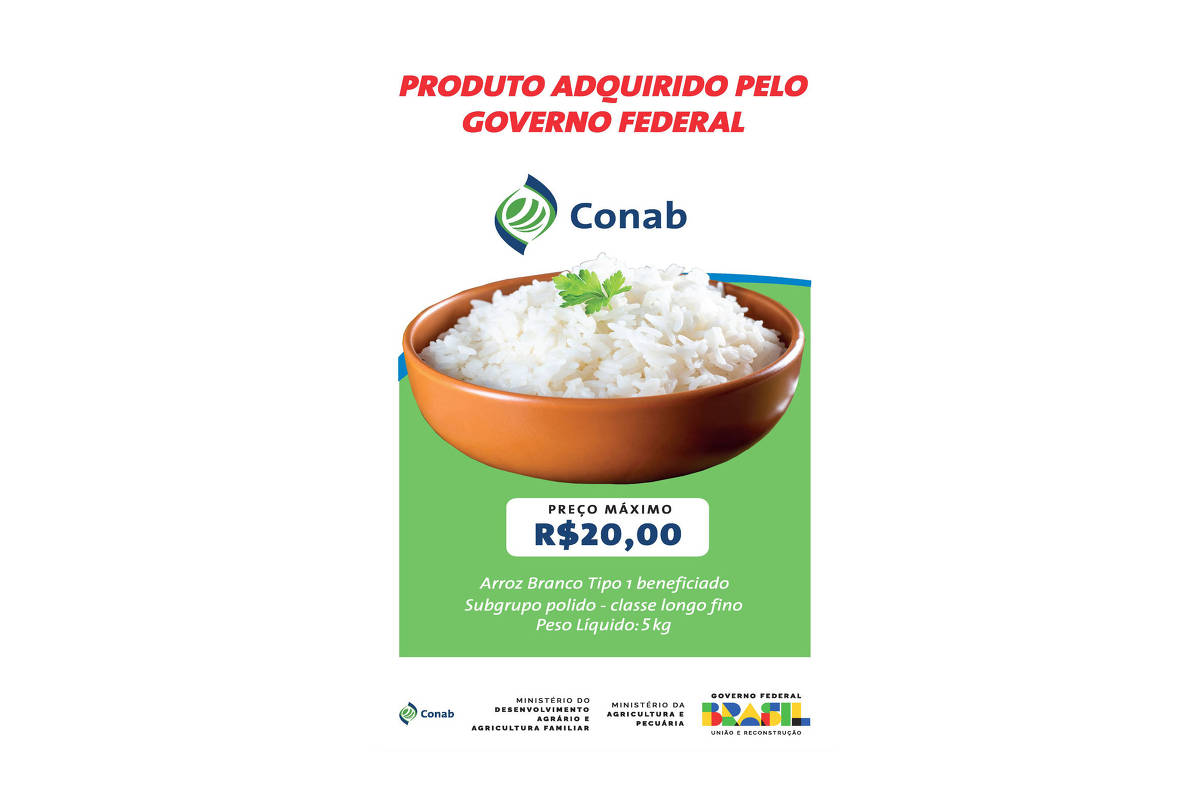 Justiça suspende leilão de arroz importado pelo governo 05 06 2024