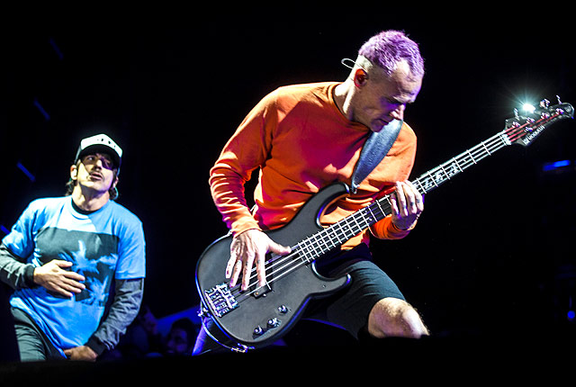 Show da banda Red Hot Chili Peppers na arena Anhebi, em So Paulo, em 2013