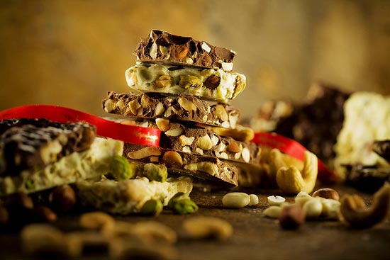 Kopenhagen agora vende diversas barras nuts (foto), que mesclam chocolate e castanhas, avelãs ou pistache