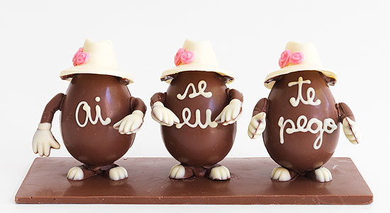 Ovos de Páscoa da Sweet Brazil Chocolates têm inspiração no hit "Ai Se Eu te Pego", interpretado por Michel Teló 