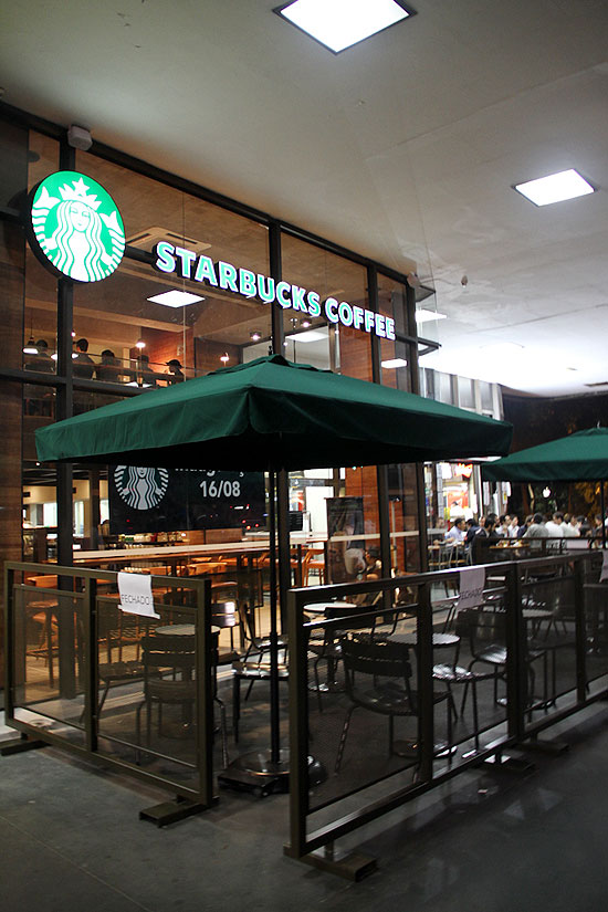 Ambiente da nova unidade da rede de cafeterias Starbucks, que acaba de abrir unidade na avenida Paulista